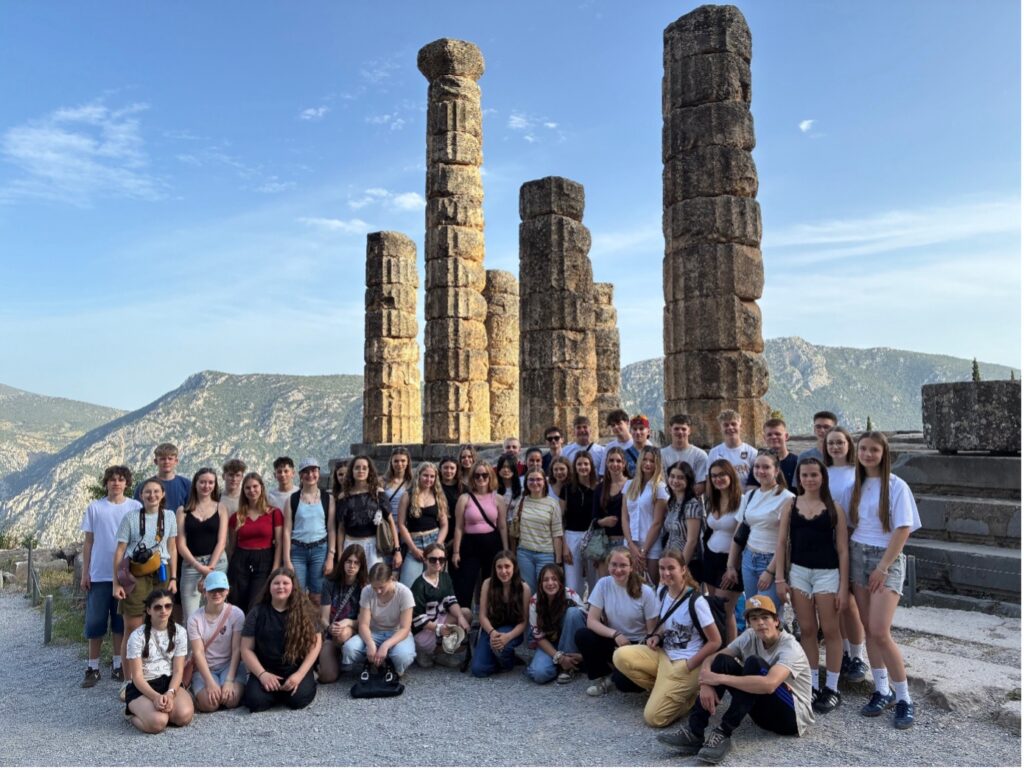 Gruppenbild der Griechenland-Reisegruppe
