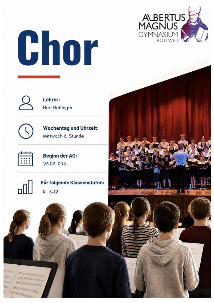 AG-Angebot Chor