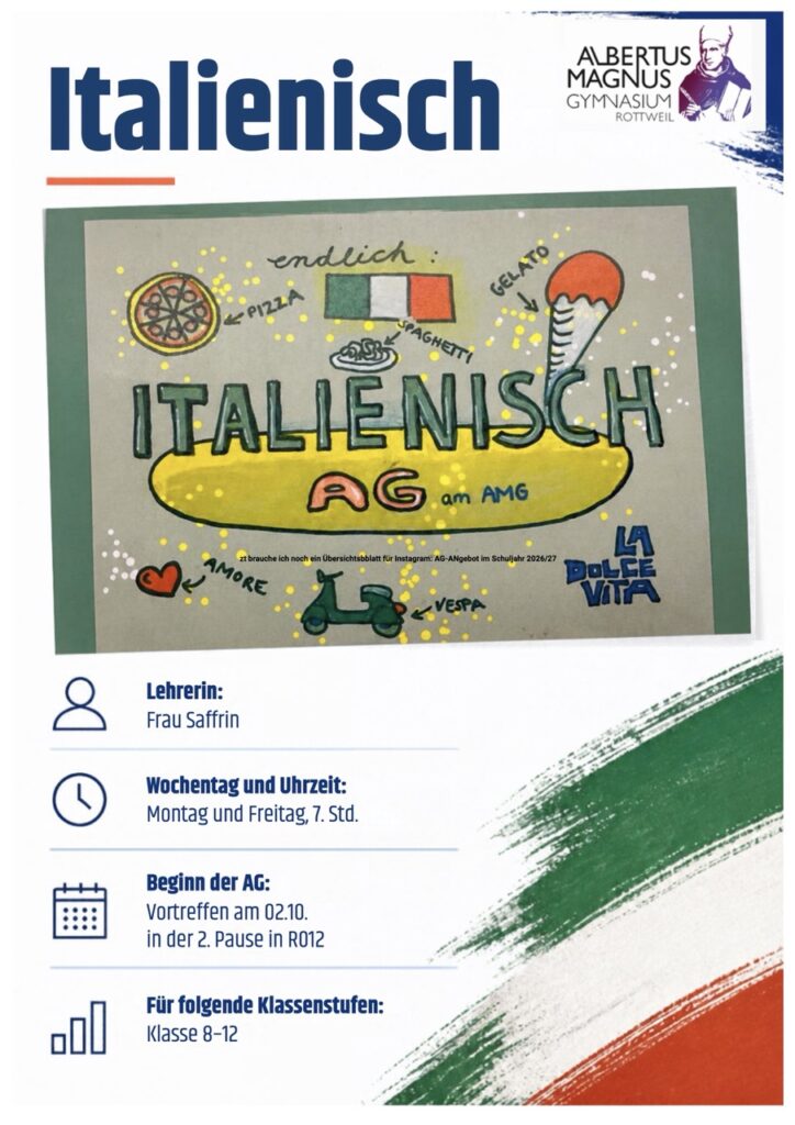 AG-Angebot Italienisch